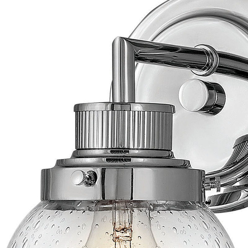 Poppy 1-Light Dimmable Bath Sconce, Chrome