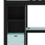 Lit mezzanine Gaming avec bureau en U, lumières DEL RVB, ports USB, tiroirs et tablettes de rangement-130488978-130488975