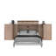 Lit armoire Pur avec matelas et armoires de rangement-89000484-89000491