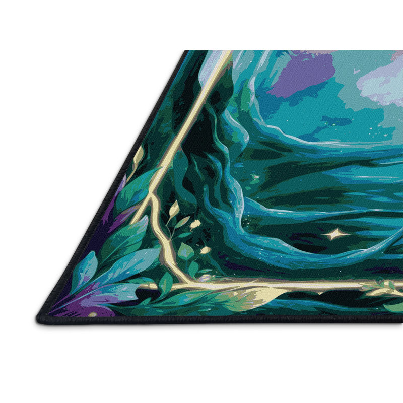 Tapis Twilight Branches, Carré 7 pi