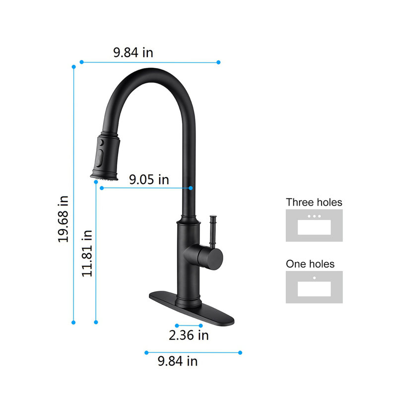 Kitchen Faucet With Pull Out Spraye