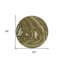Tapis rond 8 po Olive Green