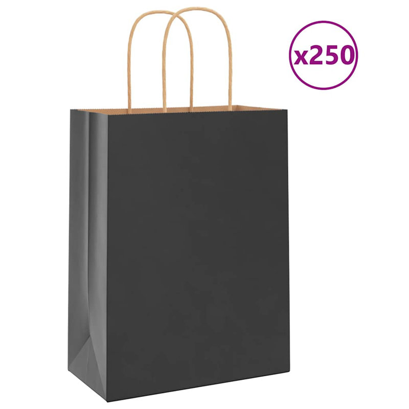 Gift Wrap Storage, 21 x 11 x 28 cm, Black