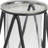Black Latony 2 Piece Metal Geometric Tube Decorative Table Vase Set