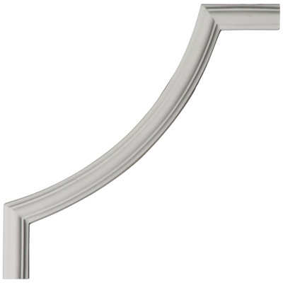 Classic 10"H x 10"W x 1/2"D Panel Moulding Corner