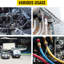 Manual Ac Hose - 71550 For Air Conditioning Systems, 4 Dies Different Sized Hoses, Aluminium Alloy, Easy Setup, Lightweight, 4.34 In Product Height , Kit, Dies, Compact & To Carry,