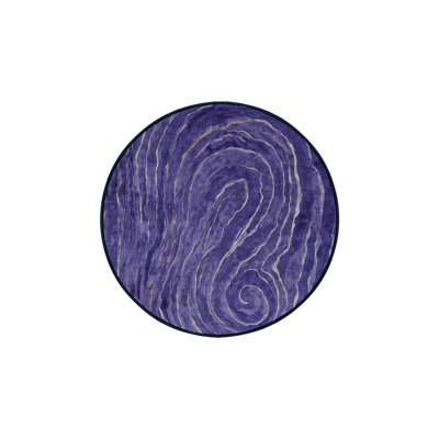 Machine Washable Purple Area Rug