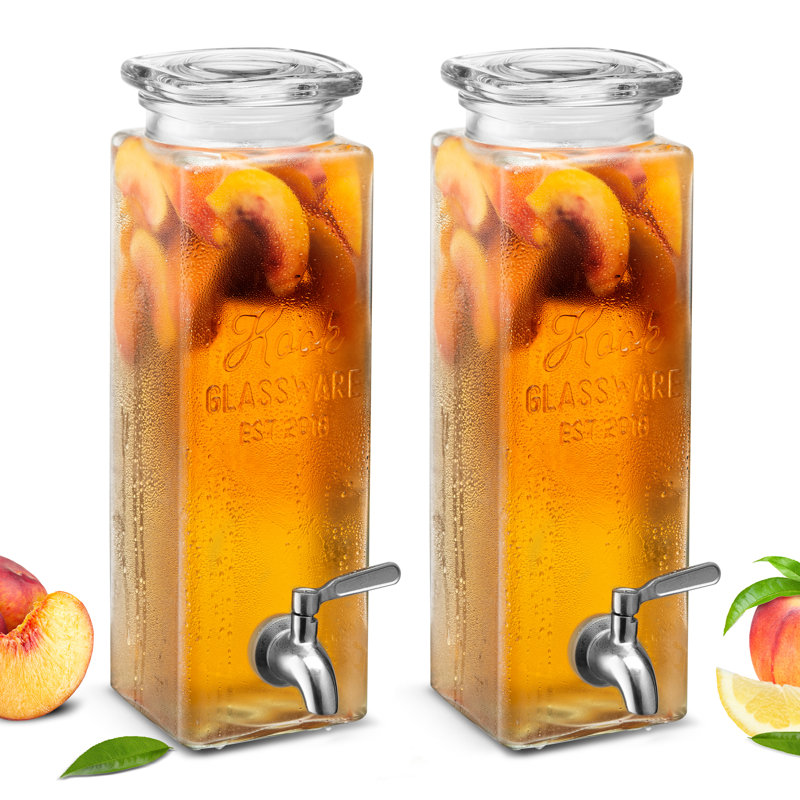  Glass Drink Dispenser
