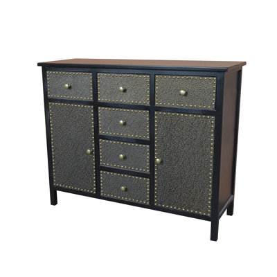 Cannata Solid Wood Accent Cabinet