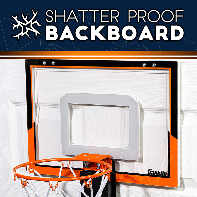 Portable Over-the-Door Basketball Hoop with Ball Return