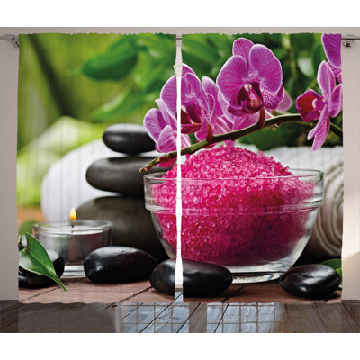 Spa Semi Sheer Curtain Pair