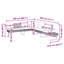 Ensemble de canapé de jardin en rotin de polyester grand-451781279