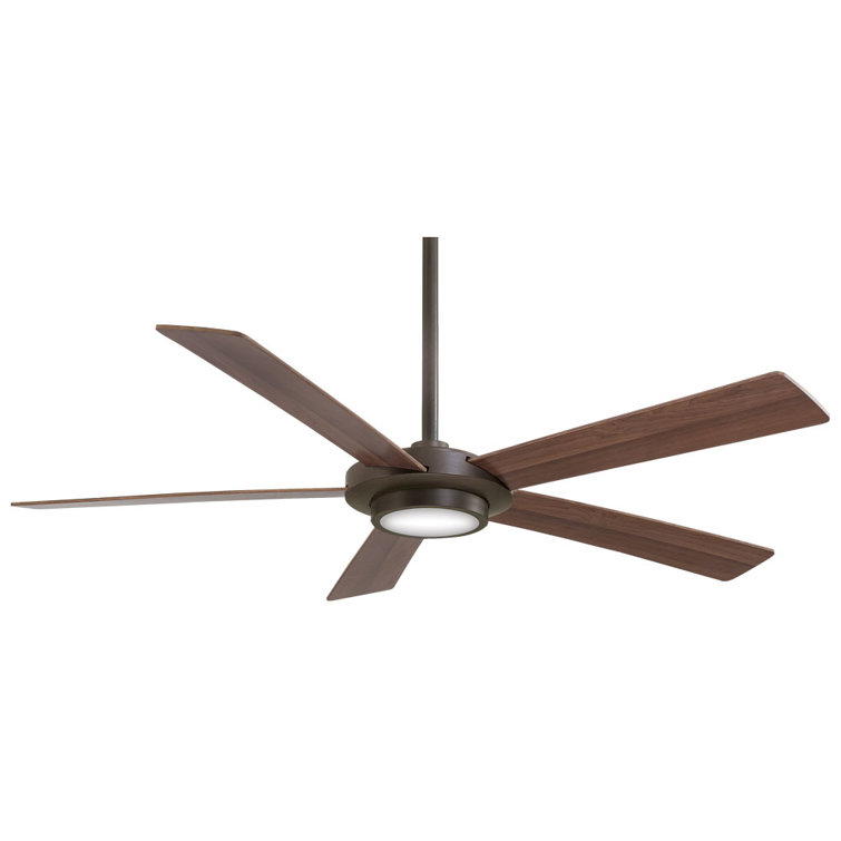 52" Sabot 5 - Blade LED Standard Ceiling Fan with Remote Control and Light Kit Included