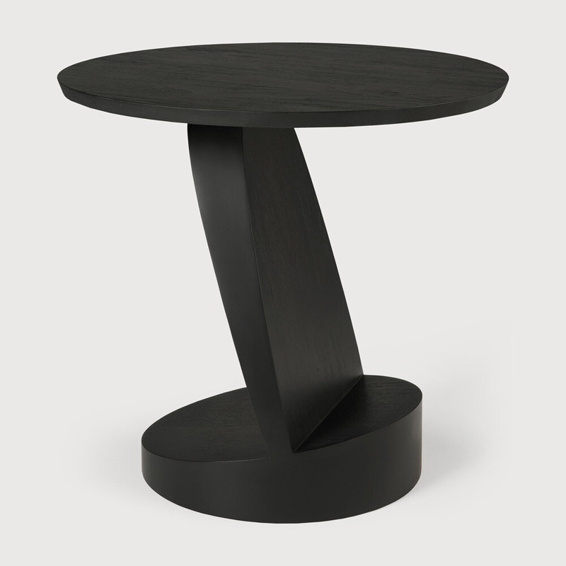Oblic Solid Wood End Table