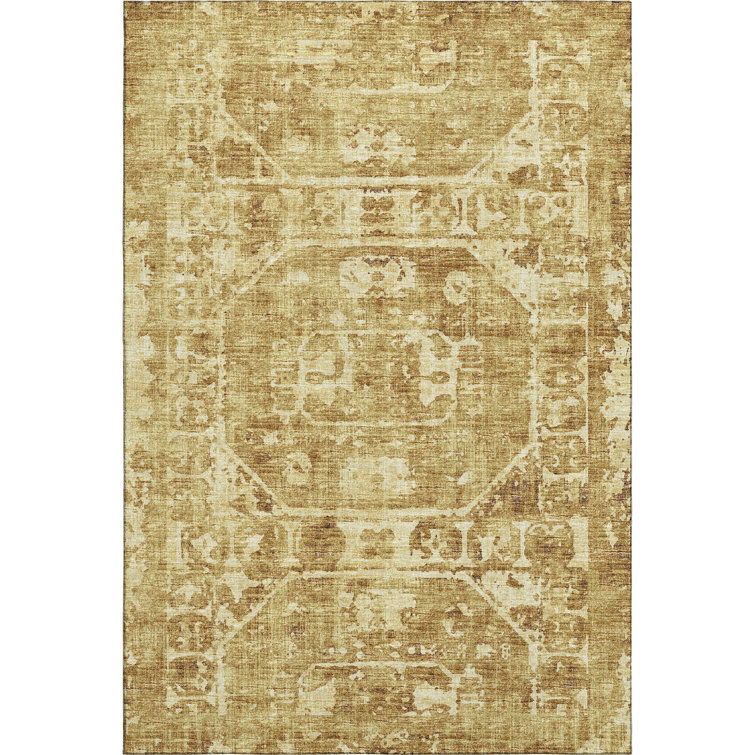 Premium Machine Washable Kelsa AMF41 Gilded Rug