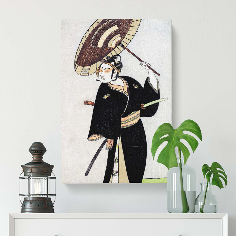 Third Ichikawa Yaozo by Katsukawa Shunko - Wrapped Canvas, 50cm H x 35cm W x 3cm D