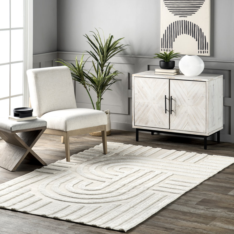 Downtown Textured Area Rug, Rectangle 3' x 5'
