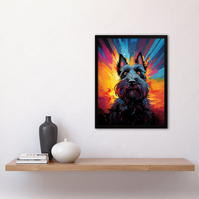 Scotty Dog Scottish Terrier Dog - Single Picture Frame Print