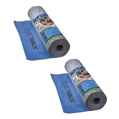 MP Global Quiet Walk 6X60' Acoustic Float Laminate Floor Underlayment (2 Pack)