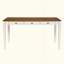 Ensemble de table de salle à manger en bois Mid-Century 6 pièces, ensemble de table de cuisine avec tiroir, chaises rembourrées et banc-2061564512