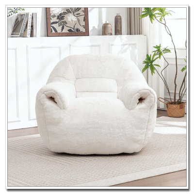 Faux Fur Bean Bag Chair
