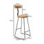 Alvada Counter Stool with Metal Frame-2106210992