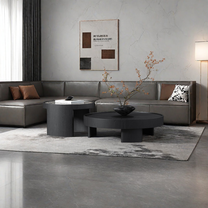 Table basse de style moderne et minimaliste