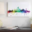 Rainbow Skyline Series: Dallas, Texas, États-Unis, impression sur toile tendue-74759403-74759404-74759411