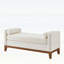Élégant banc rembourré avec 2 coussins-965811931