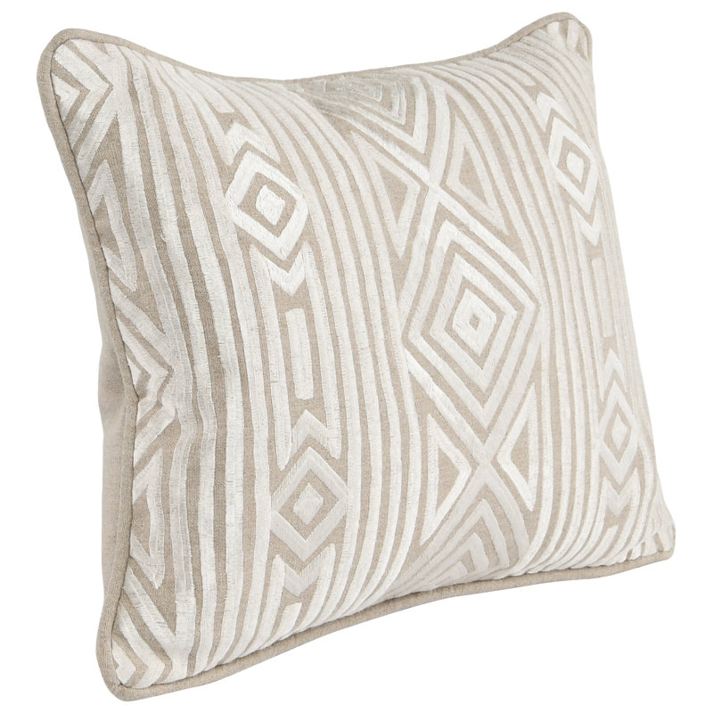 Embroidered Throw Pillow