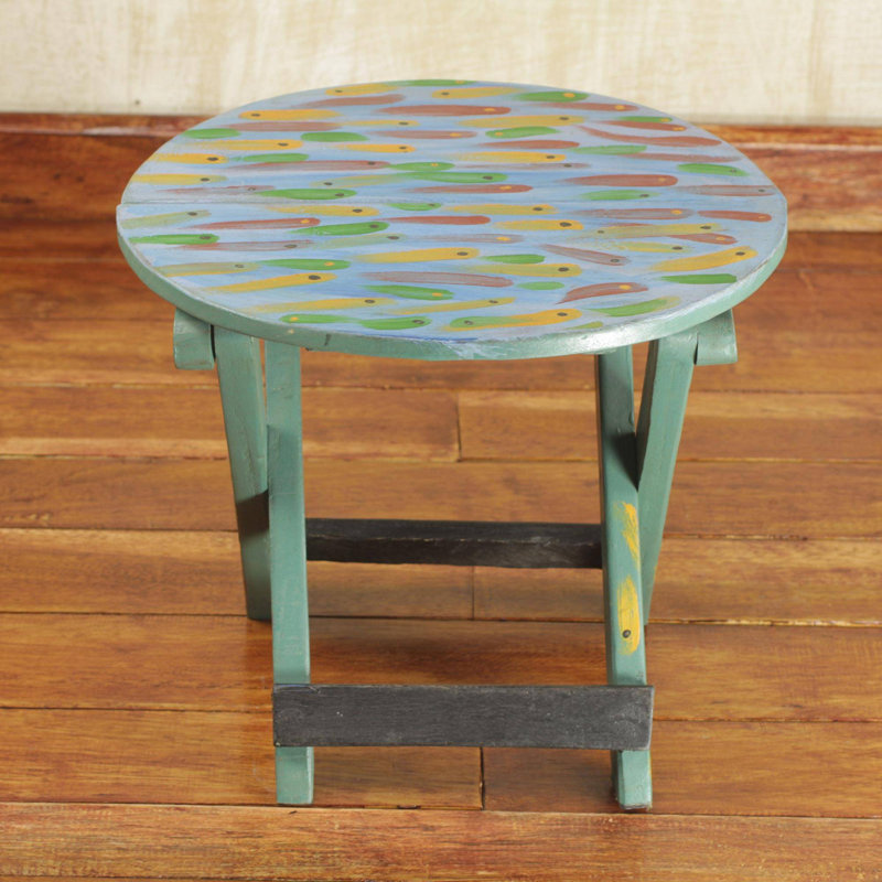 Vizzapu Solid Wood End Table