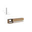 Ahmina TV Stand for TVs up to 71'' with a Wall Shelf-404595247