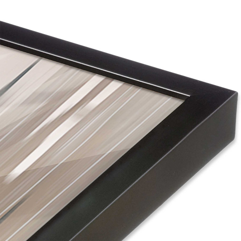 Melodic Cascade, 12.25" H x 15.25" W, Weathered Zinc Single Picture Framed