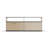 Lateafa 59.05'' Wide 2 - Shelf Storage Cabinet-1306007146