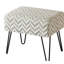48.3cm Wide Rectangle Chevron Standard Ottoman-5467360