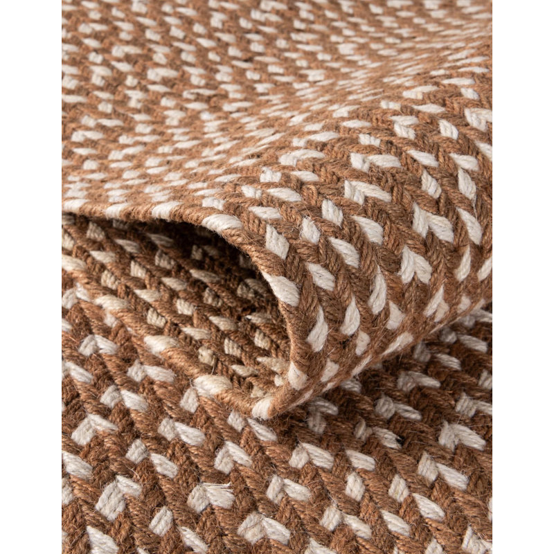 Tapis contemporain brun clair Natura, Ovale 2 pi x 3 pi 1 po