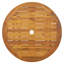 Zachery Round Acacia Solid Wood Outdoor with Umbrella Hole Dining Table - 70 cm W 70 cm D