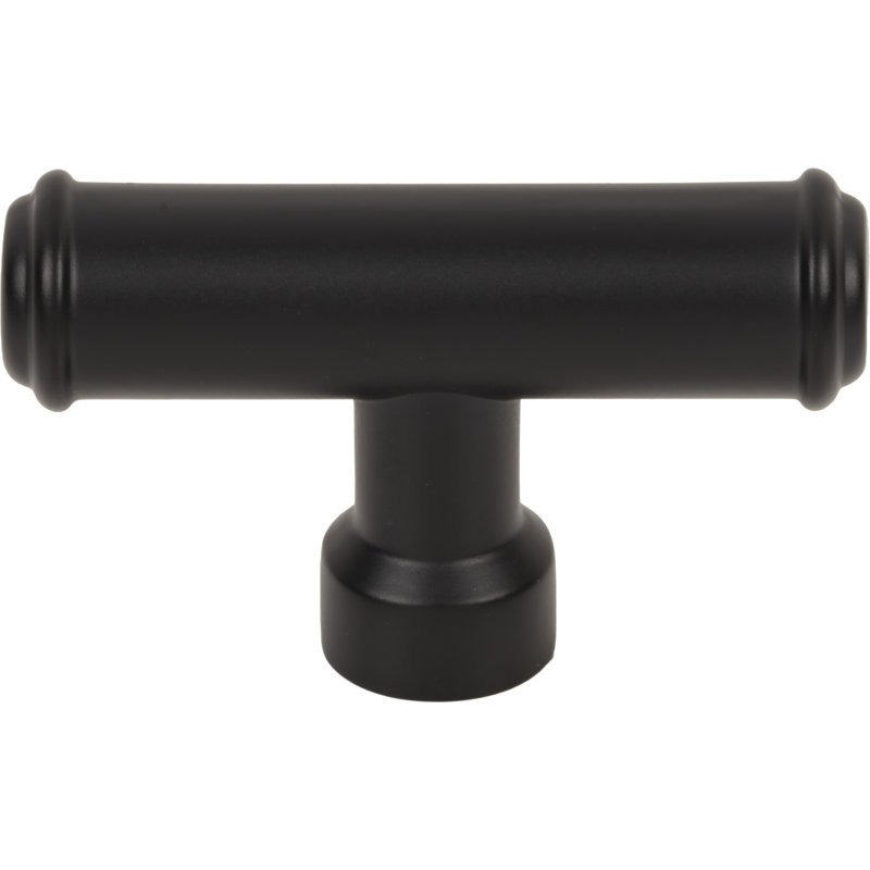 Lavington 2 1/4" Length Bar Knob, Flat Black