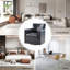 Fauteuil club pivotant en cuir véritable Arsim-898772359