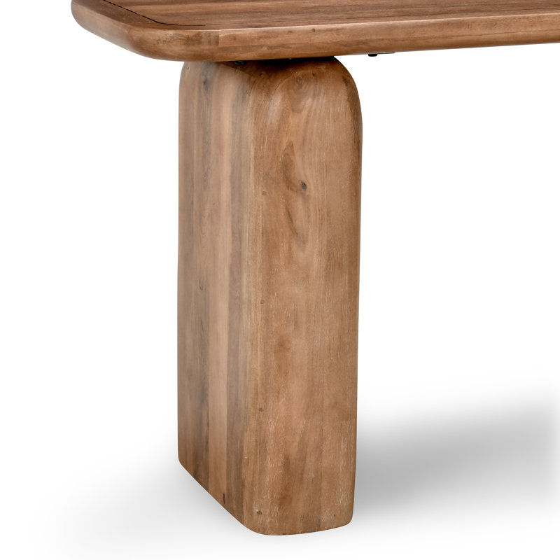 Chloe 68'' Umber Mango Wood Console Table