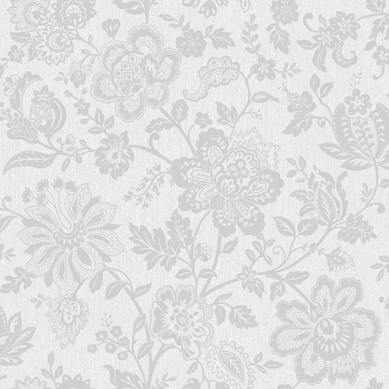 Aramis 10m x 53cm Wallpaper Roll, Silver
