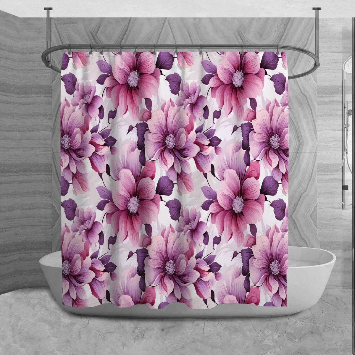 Floral Patch Shower Curtain NCU0NTD1405