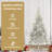  Artificial Pre-Lit Christmas Tree Silver 82.7" PET-875172668