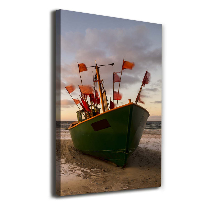 Fishing Boat - Wrapped Canvas Print