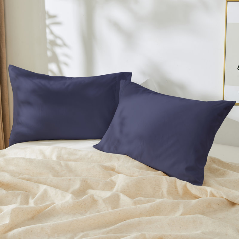 Double Brushed, Skin-Friendly Pillowcase set, Navy, King Pillow Case