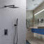 Système de douche complet avec valve brute et pomme de douche à pluie de 12 pouces-110974298
