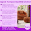 Fauteuil à billes en chenille avec pouf 38,98 Lavara-16174853