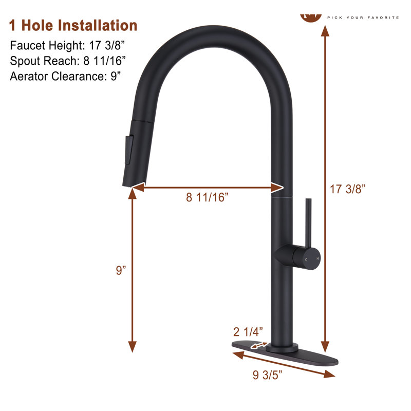 Évier de cuisine à simple cuve en acier inoxydable avec robinet de cuisine L 30 po x l 22 po, Noir mat