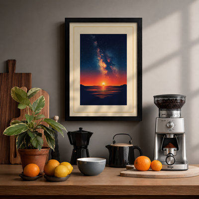 Twilight Over The Stars Minimalist - Print