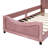 Pink Velvet Upholstered Twin Daybed-875857233